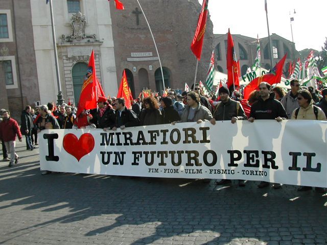 manifestazione a Roma